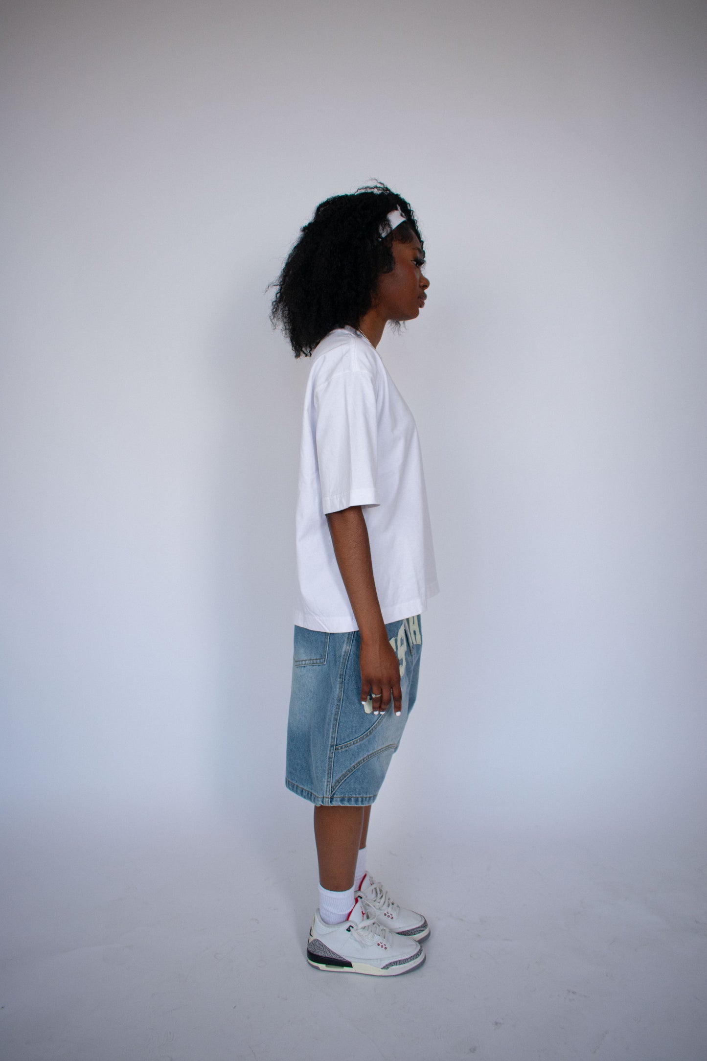 "JS" Denim Shorts