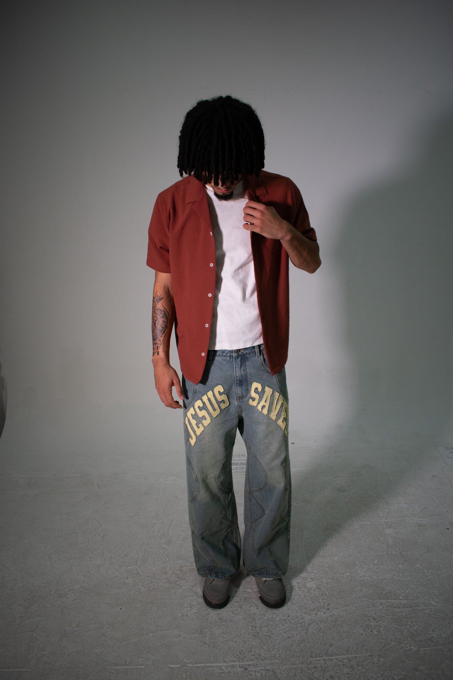 Light Wash "JS" Jeans