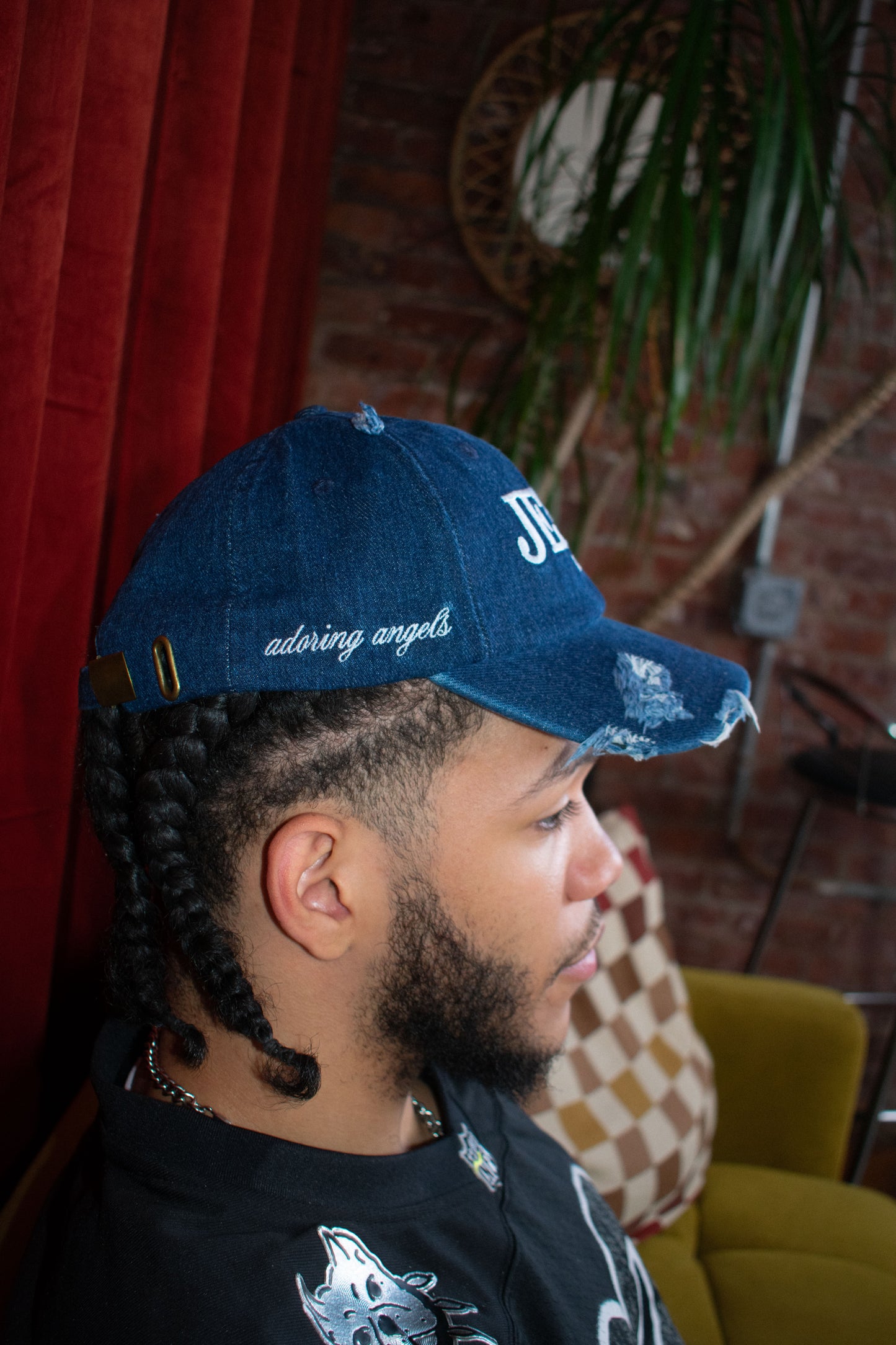 Blue "JR" Hat
