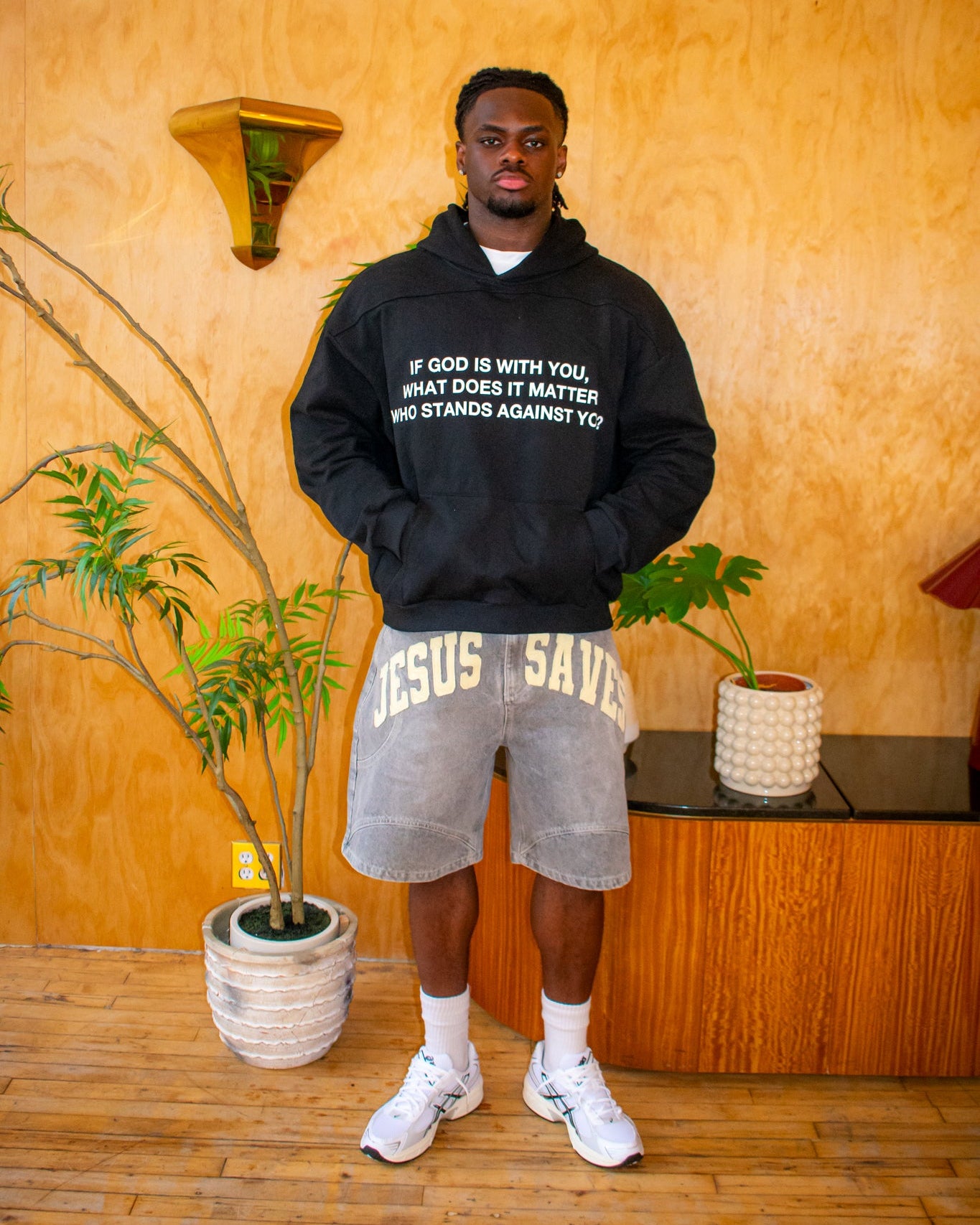 Gray "JS" Jorts