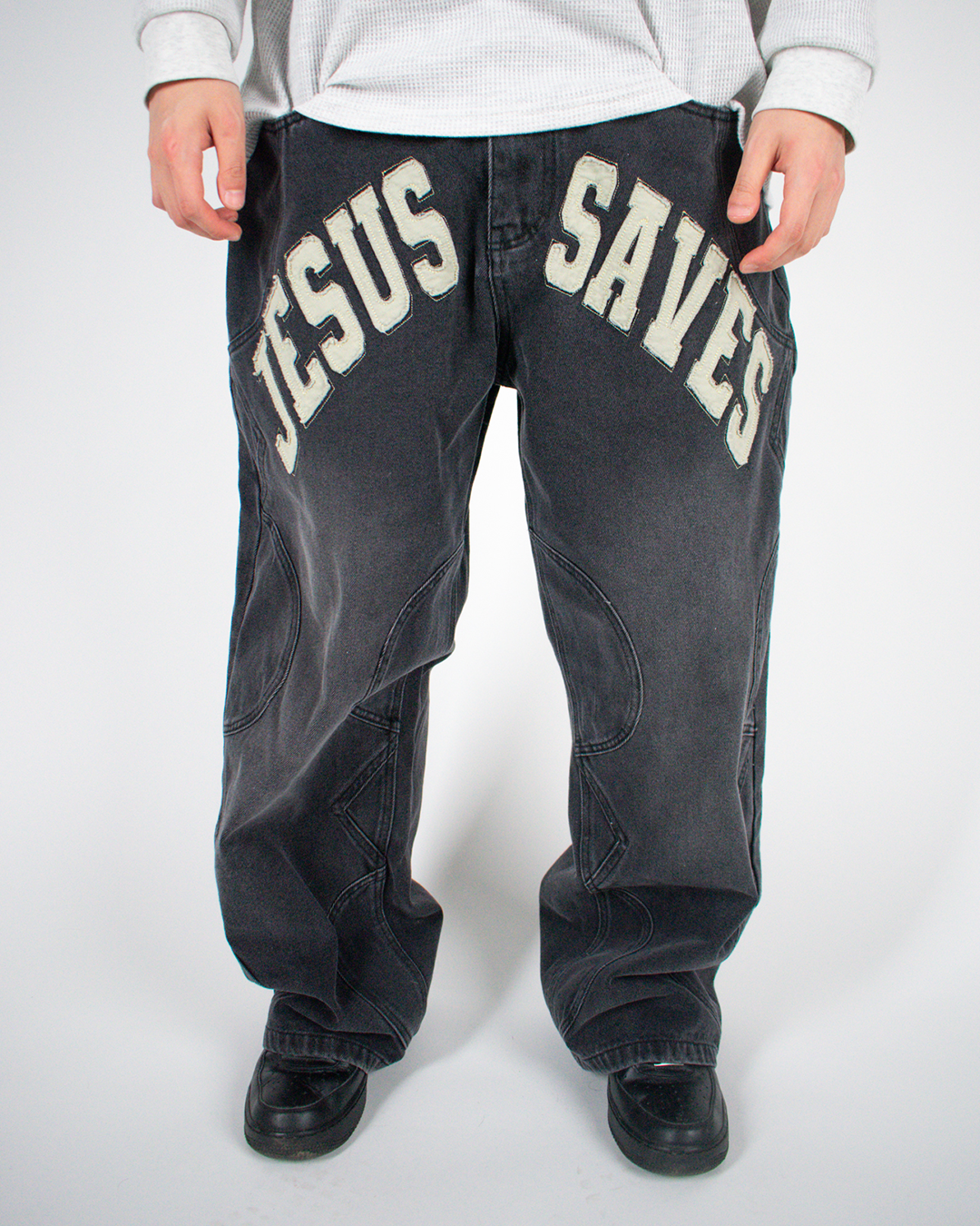 Charcoal "JS" Jeans
