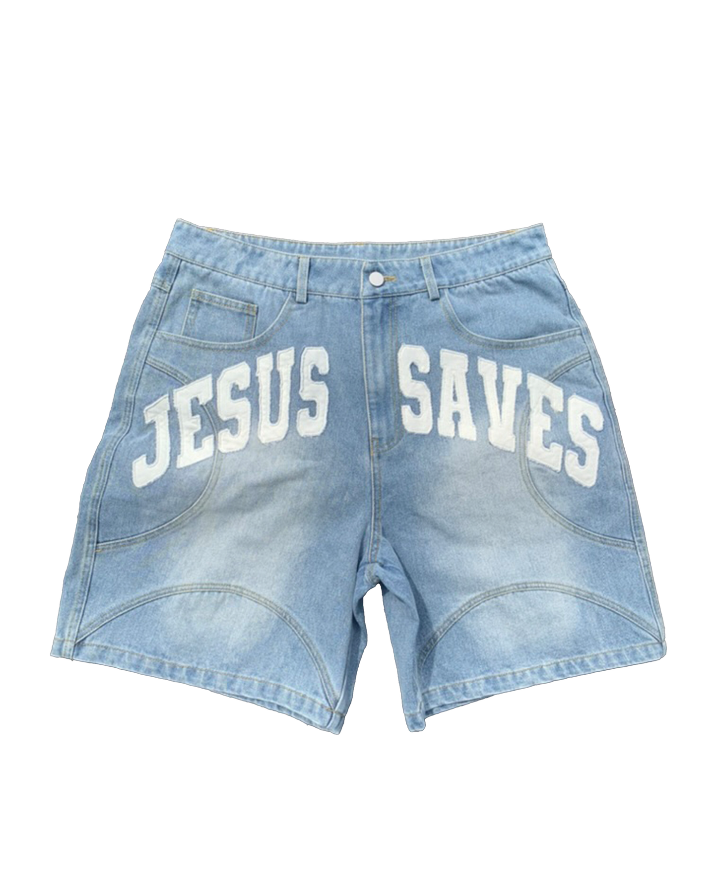 "JS" Denim Shorts