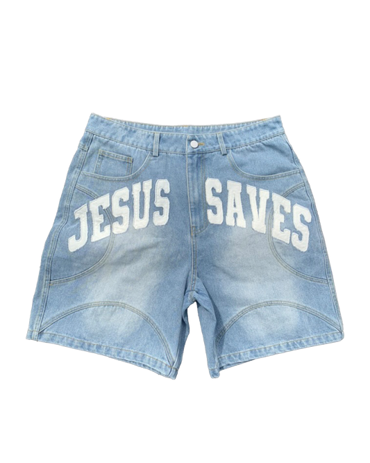 "JS" Denim Shorts