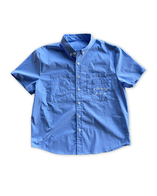 Blue Button Up