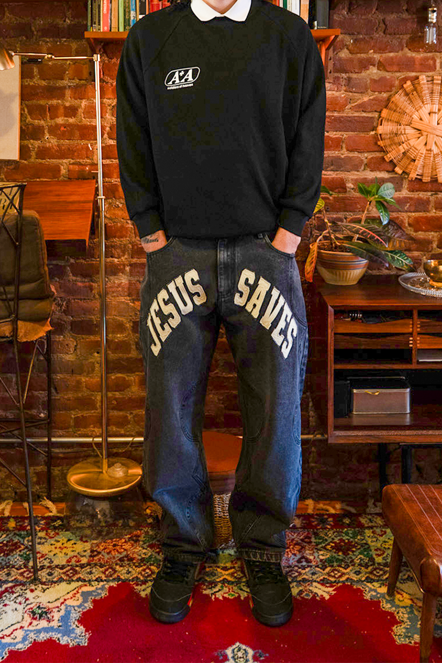 Charcoal "JS" Jeans