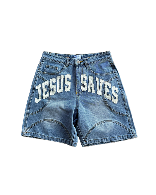 "JS" Denim Shorts