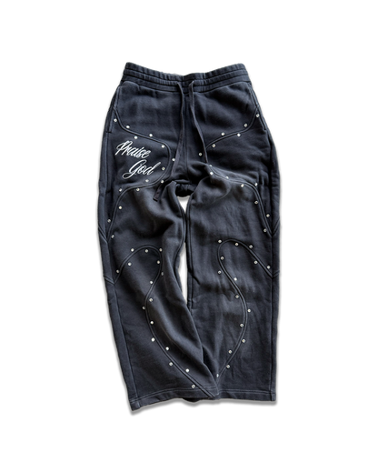 Black "PG" Sweats