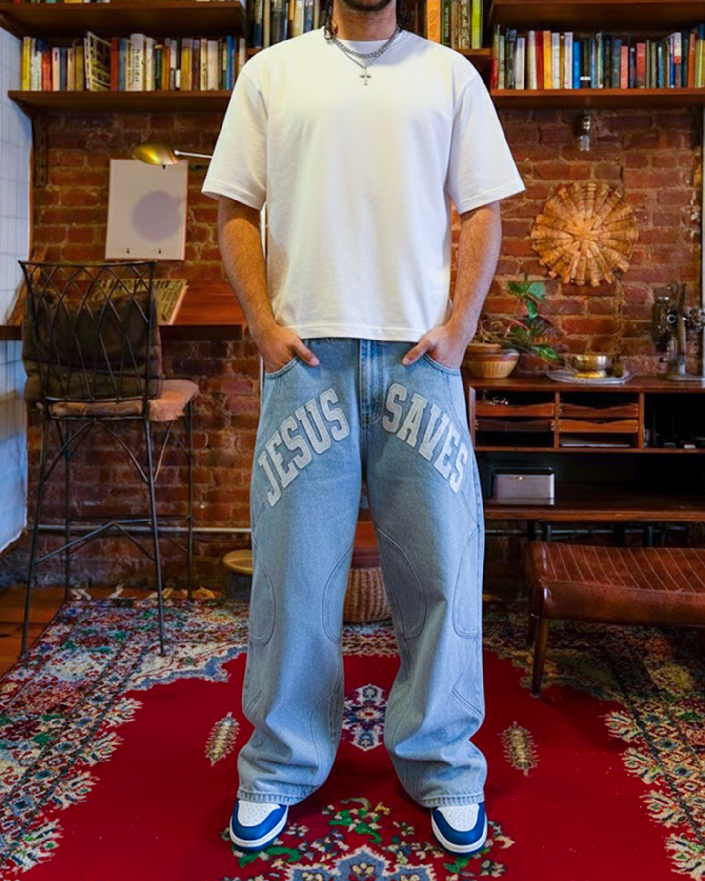 Light Wash "JS" Jeans