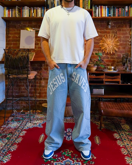 Light Wash "JS" Jeans