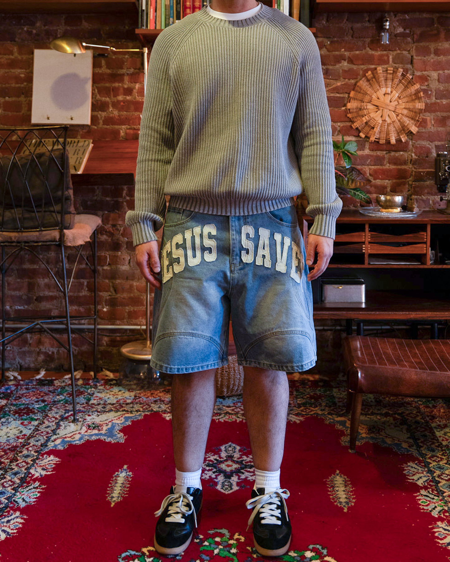 "JS" Denim Shorts
