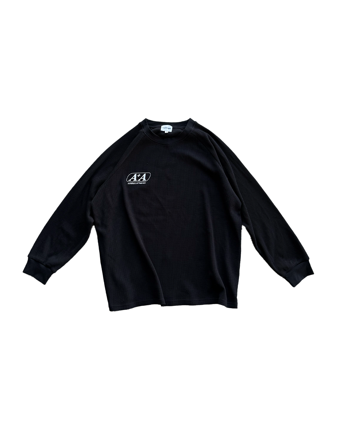 Onyx Waffle Knit