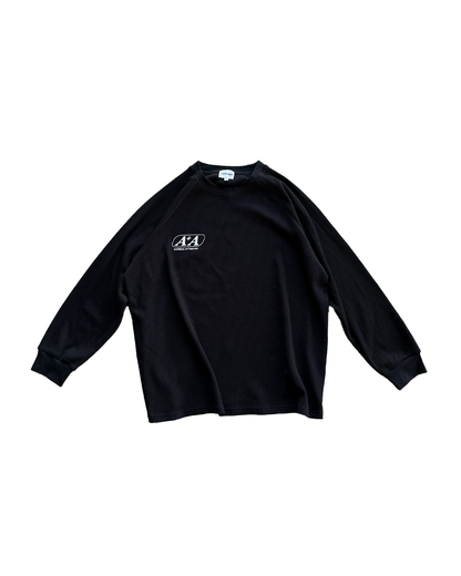 Onyx Waffle Knit